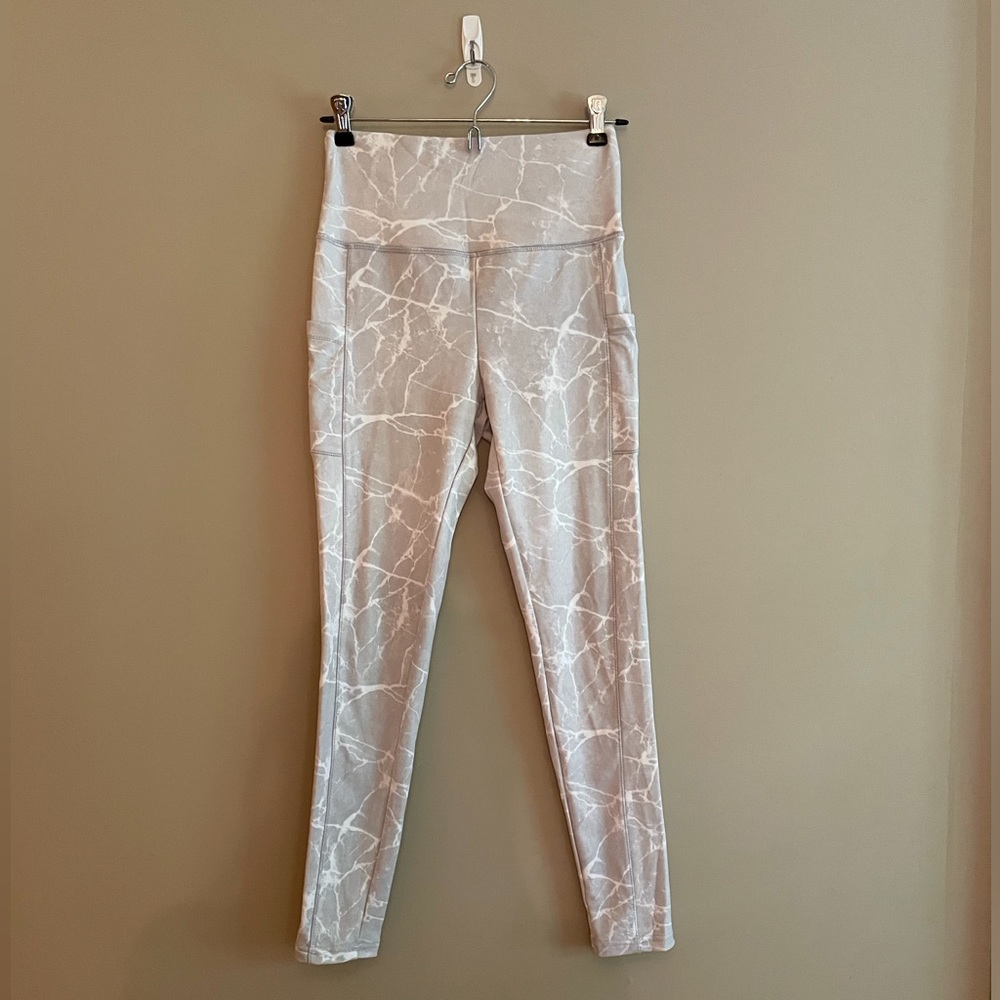 EUC. Shosho Gray/White Athletic Pants, Size M